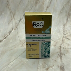 RoC Skincare Hydrate + Plump Serum Capsules (full size), NIB